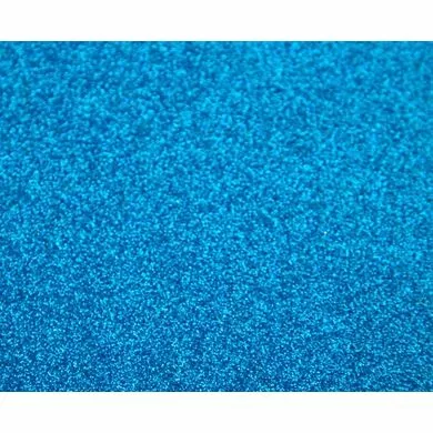 Фоамиран Глиттерный, лист 20х30 см, цвет темно-голубой