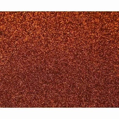 Фоамиран Глиттерный, лист 20х30 см, цвет красно-коричневый