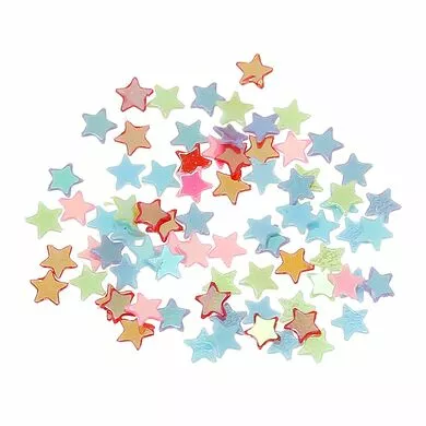 Пайетки Звезда разноцветные 3х3мм 47920 - 1 пакет.